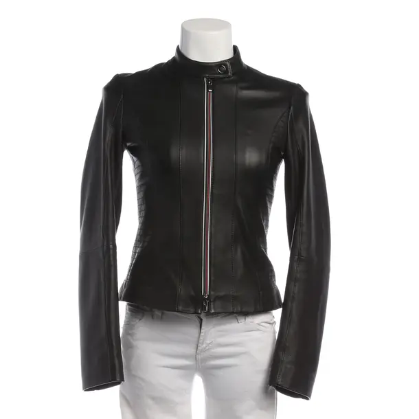 Lederjacke in Schwarz, Leder, Hugo Boss Red Label