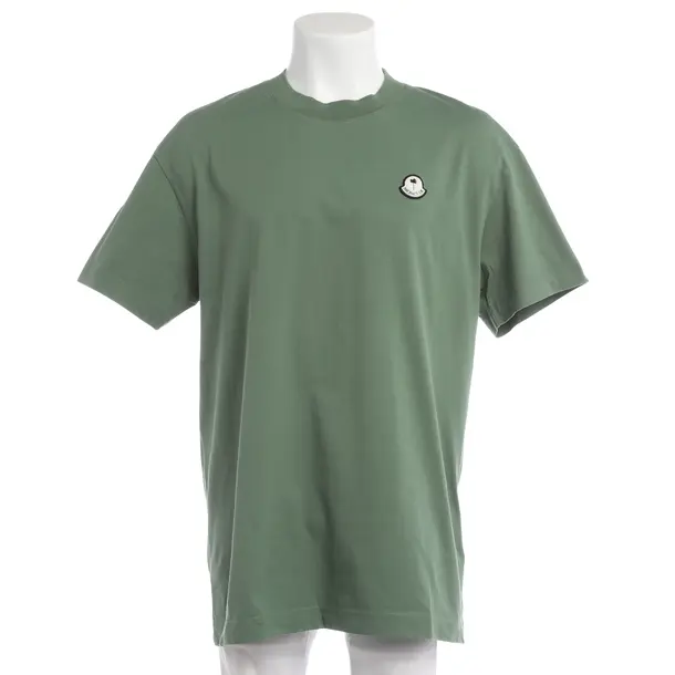 T-Shirt in Green, Cotton, Moncler