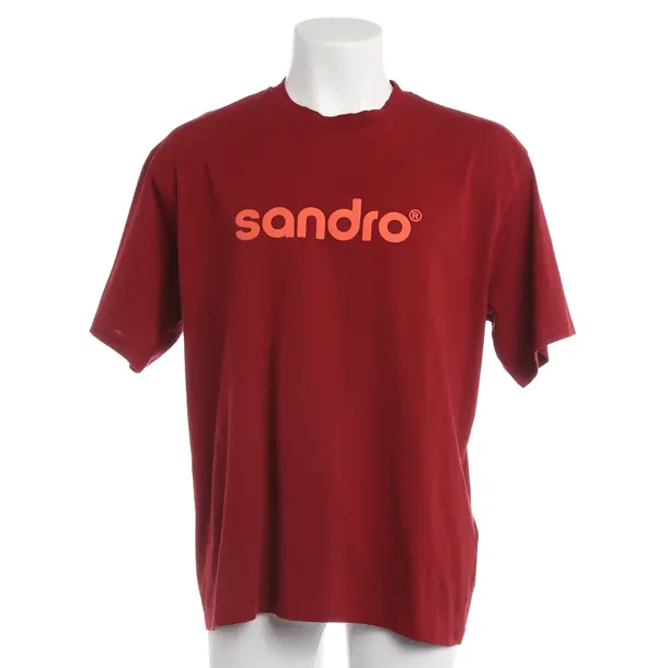 T-Shirt in Red, Cotton, Sandro