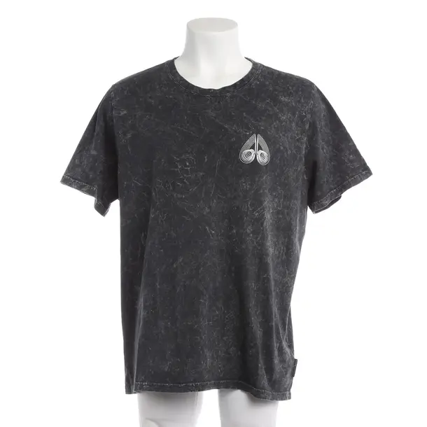 T-Shirt in Grau, Baumwolle, Moose Knuckles