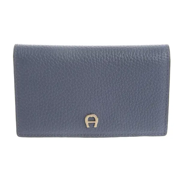 Geldbörse in Blau, Leder, Aigner