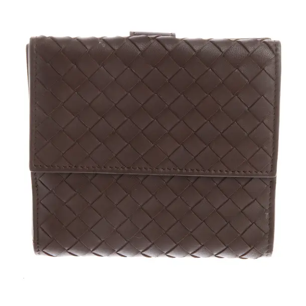 Geldbörse in Braun, Leder, Bottega Veneta