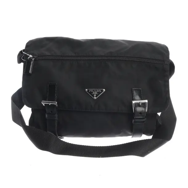 Umhängetasche, in Schwarz, Polyamid, Prada