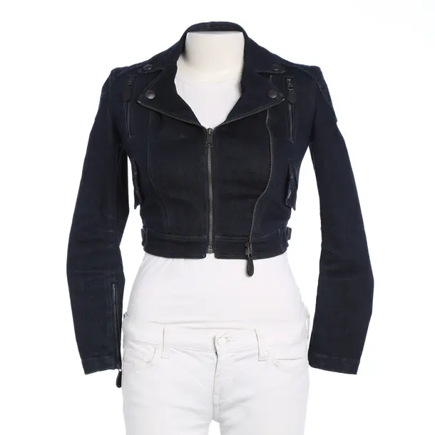 Mid-Season Jacket in Blue, Cotton, Burberry Brit