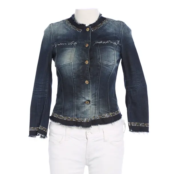 Jeansjacke in Blau, Baumwolle, 7 for all mankind