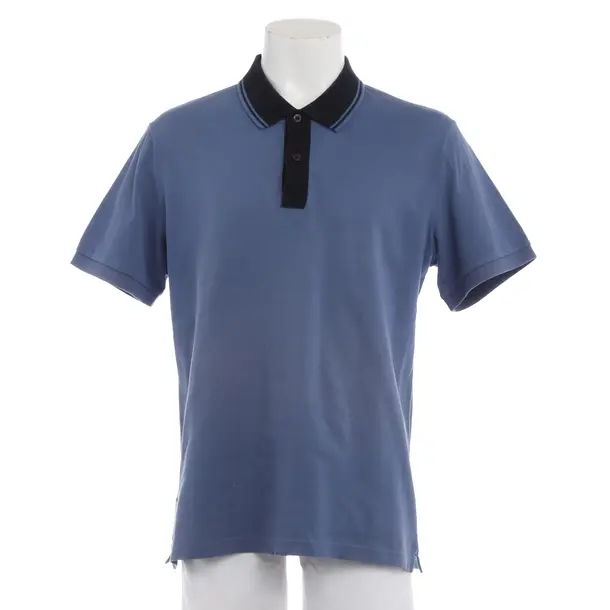 Polo Shirt in Blue, Cotton, Prada