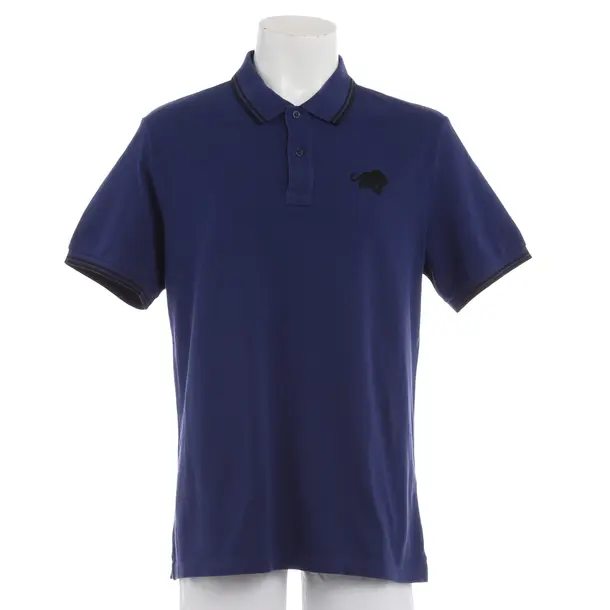 Polo Shirt in Blue, Cotton, Prada
