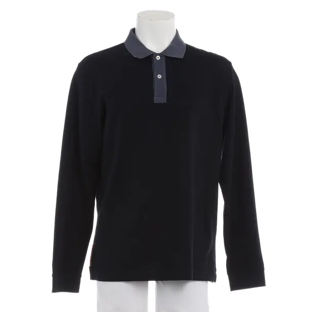 Longsleeve in Blau, Baumwolle, Prada