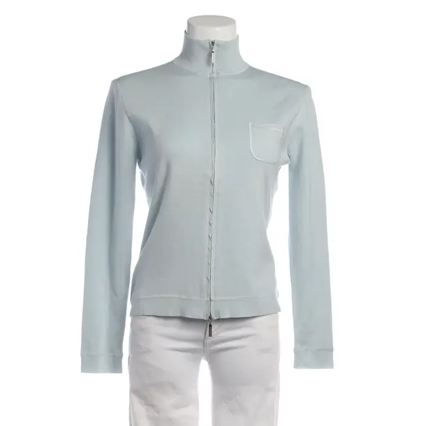 Strickjacke in Blau, Seide, Repeat
