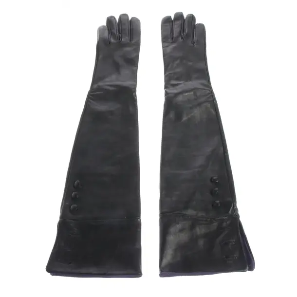Leather Gloves in Black, Leather, Roeckl