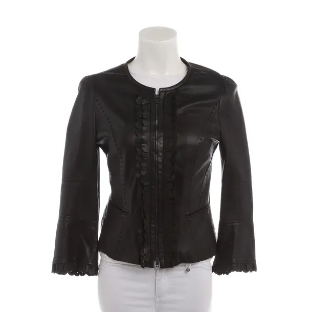 Lederjacke in Schwarz, Leder, Marc Cain