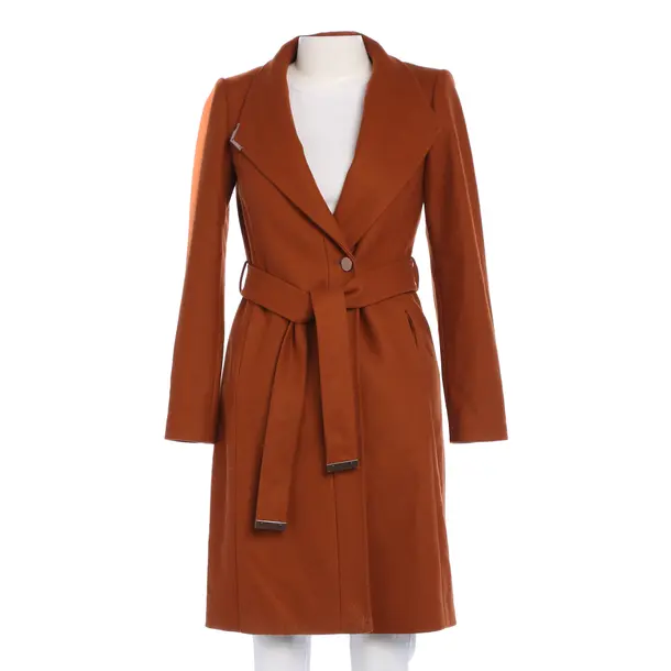 Mid-Season Coat in Brown, Wool, Ted Baker