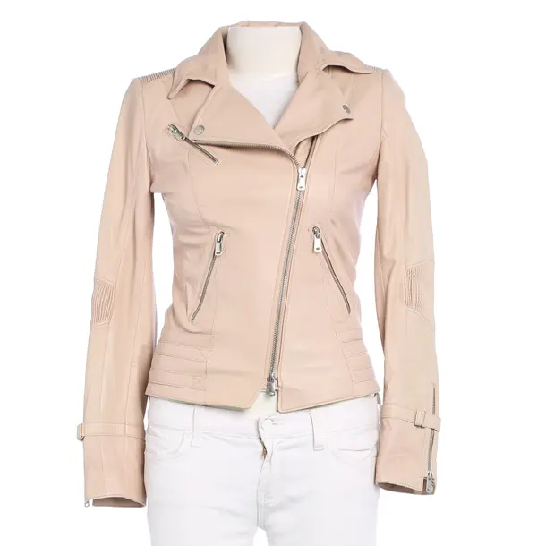 Lederjacke in Rosa, Leder, Schyia