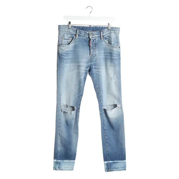 Straight Fit Jeans in Blue, Cotton, Dsquared