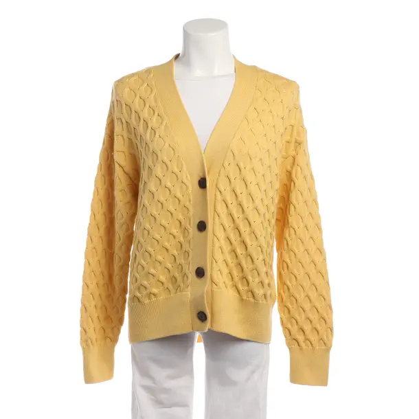 Cardigan in Yellow, Cotton, Gant