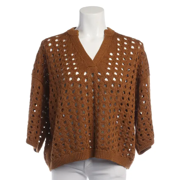 Pullover in Braun, Wolle, Max Mara