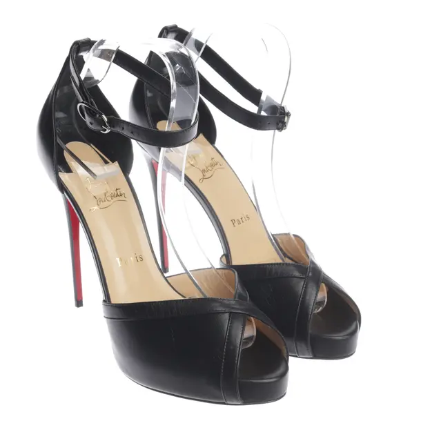 Heeled Sandals in Black, , Christian Louboutin