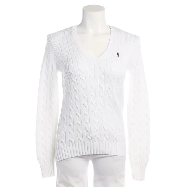Jumper in White, Cotton, Lauren Ralph Lauren