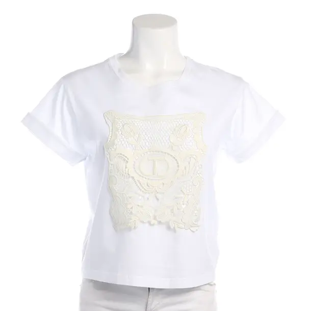 Shirt in White, Cotton, Twin Set