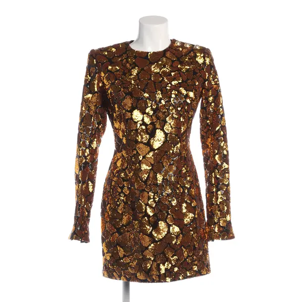 Cocktailkleid in Metallic, Polyester, Balmain