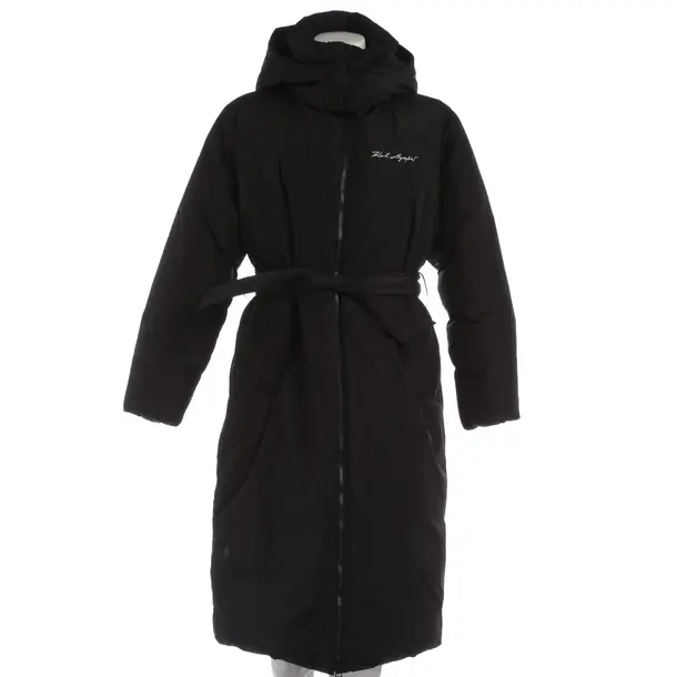 Wintermantel in Schwarz, Polyester, Karl Lagerfeld