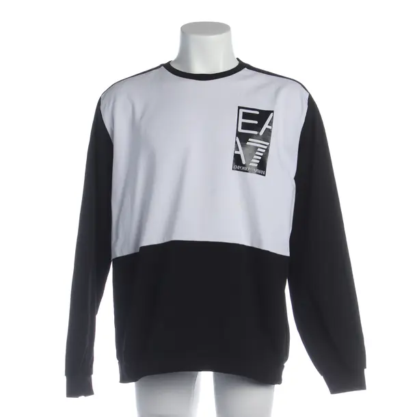 Sweatshirt in Schwarz, Baumwolle, Emporio Armani