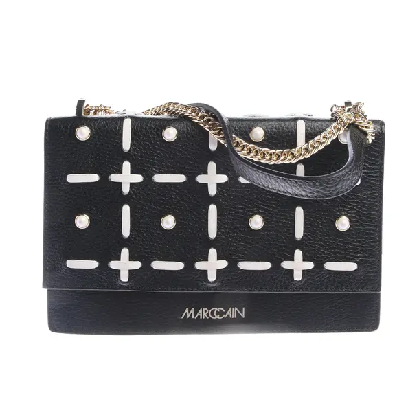 Schultertasche in Schwarz, Leder, Marc Cain