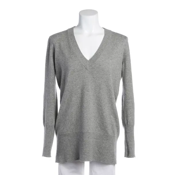 Kaschmirpullover in Grau, Kaschmir, Brunello Cucinelli