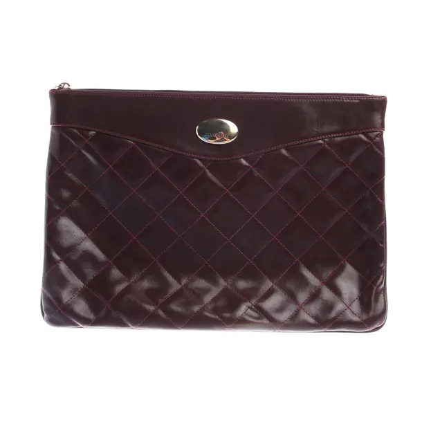 Clutch in Rot, Leder, Coccinelle