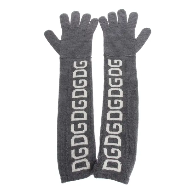 Handschuhe in Grau, Wolle, Dolce & Gabbana
