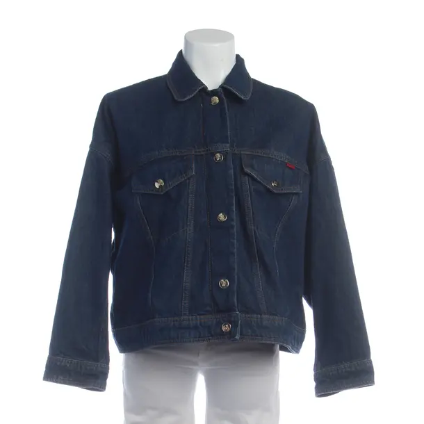 Denim Jacket, in Blue, Cotton, Carolina Herrera