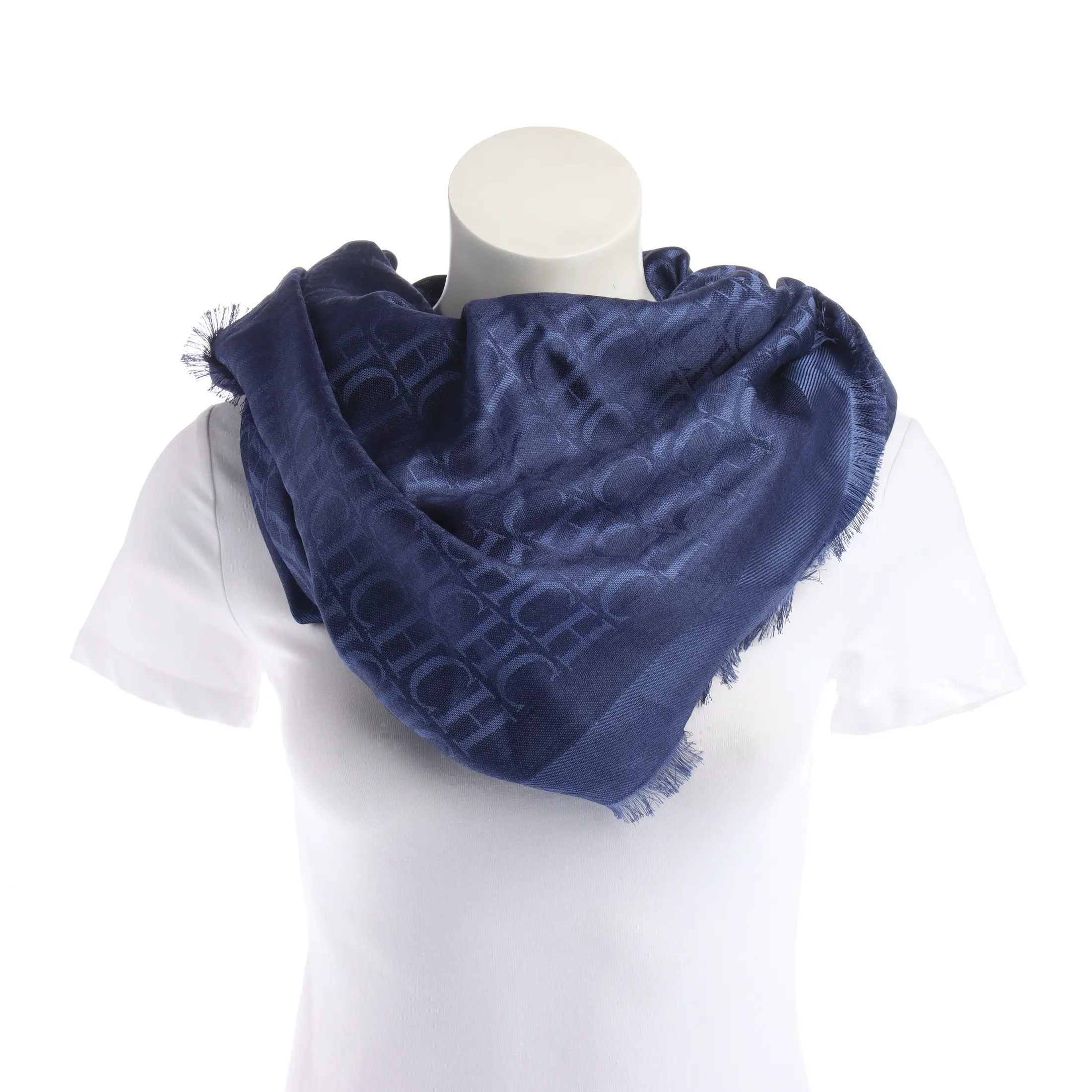Carolina Herrera Shawl in Blue