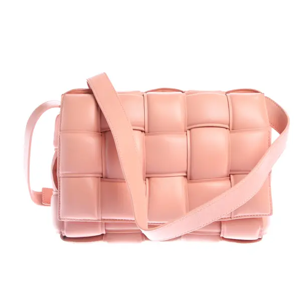 Borsa a cinture a tracolla, in Rosa chiaro, Pelle, Bottega Veneta