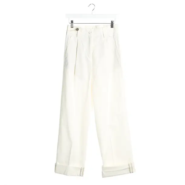 Pants in White, Cotton, Herno
