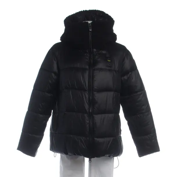 Winterjacke in Schwarz, Polyester, Blauer USA