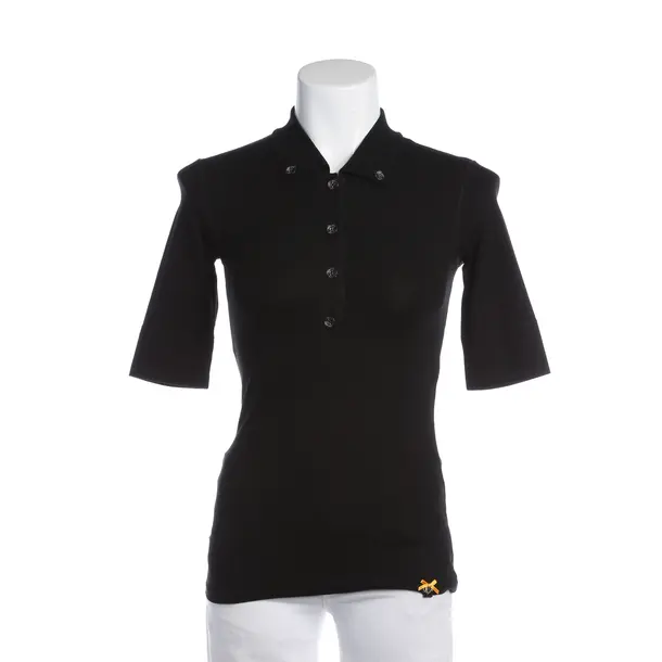 Poloshirt in Schwarz, Viskose, Marc Cain