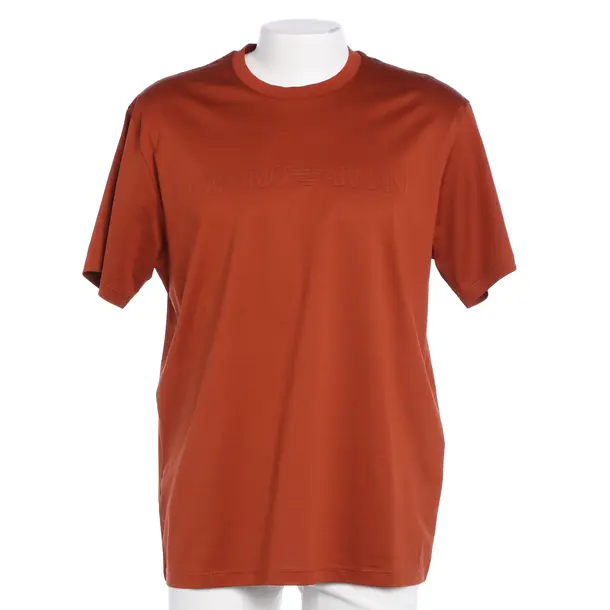 T-Shirt in Braun, Baumwolle, Emporio Armani