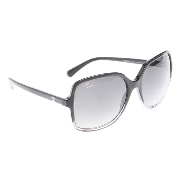 Sonnenbrille in Schwarz, Kunststoff, Chanel