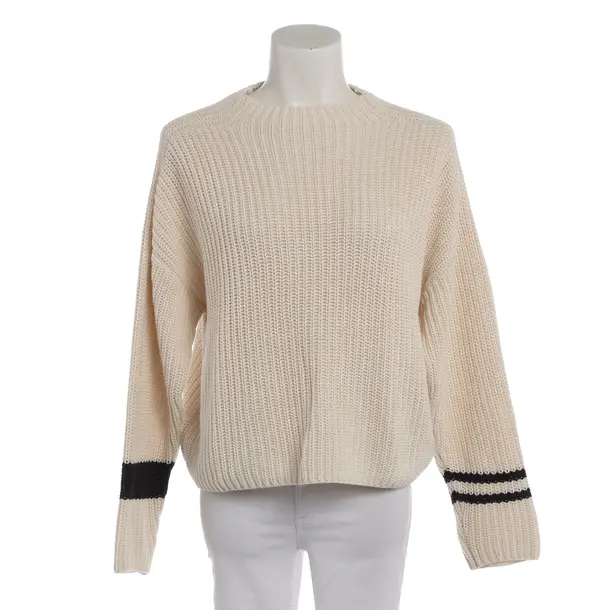 Jumper in White, Cotton, 360sweater