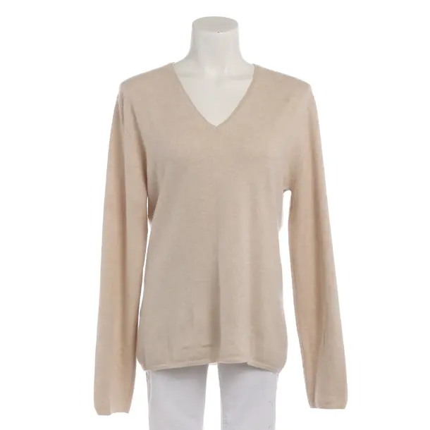 Jumper in White, Wool, Allude