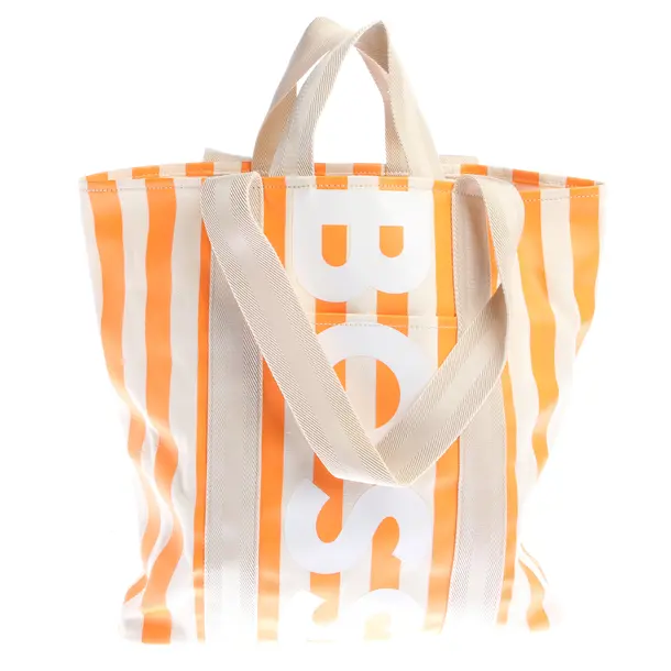 Shopper in Mehrfarbig, Baumwolle, Hugo Boss Orange