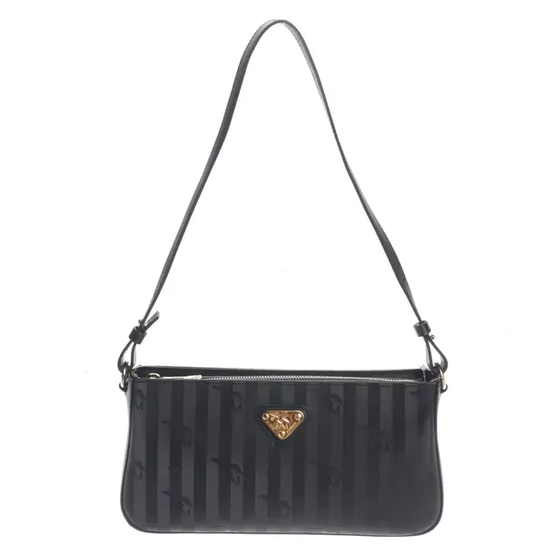 Schultertasche in Schwarz, Polyamid, Maison Mollerus