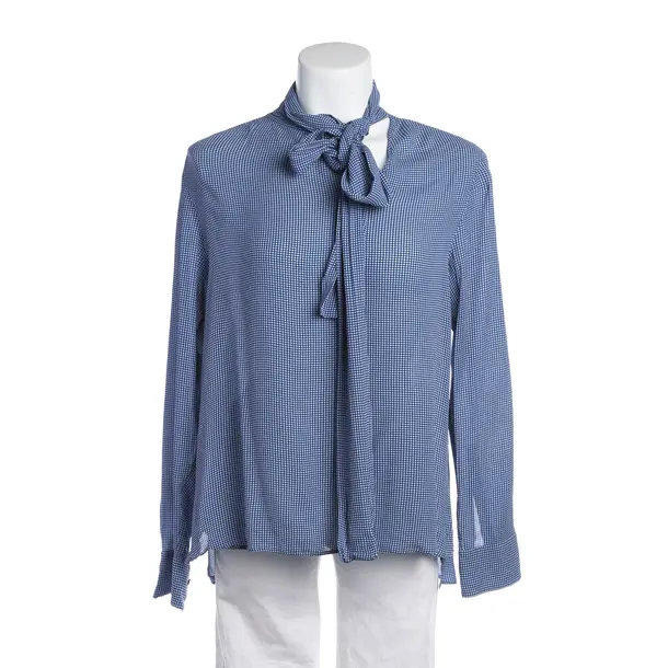 Bluse in Blau, Viskose, Hugo Boss