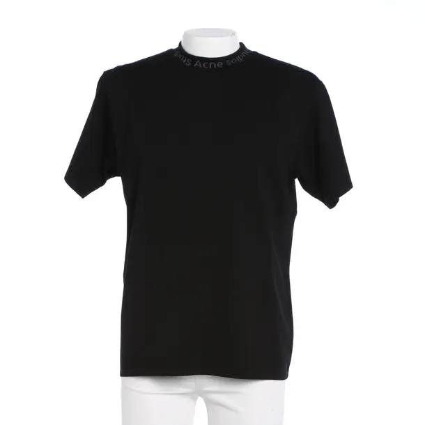 T-Shirt in Schwarz, Viskose, Acne Studios
