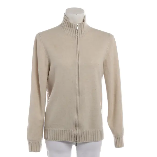 Strickjacke in Weiß, Kaschmir, Gran Sasso