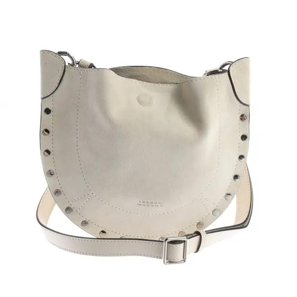 Schultertasche in Grau, Leder, Isabel Marant