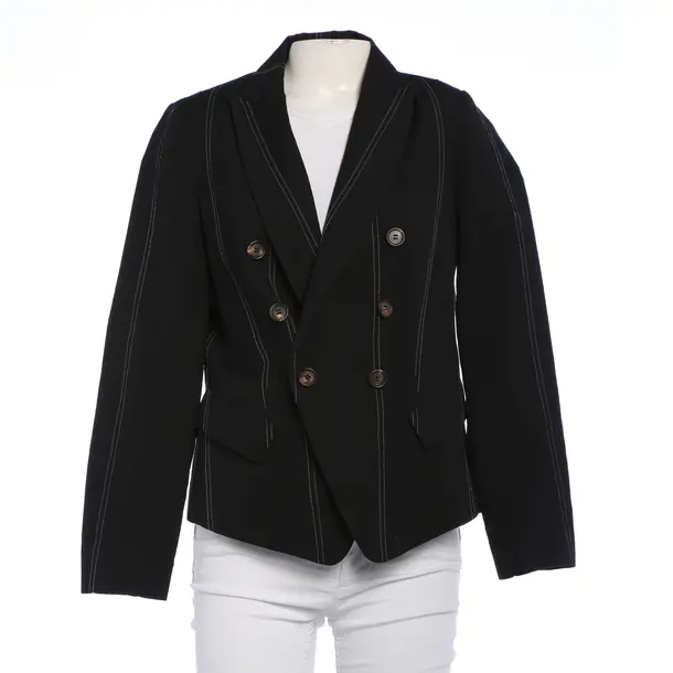 Blazer in Black, Silk, Brunello Cucinelli