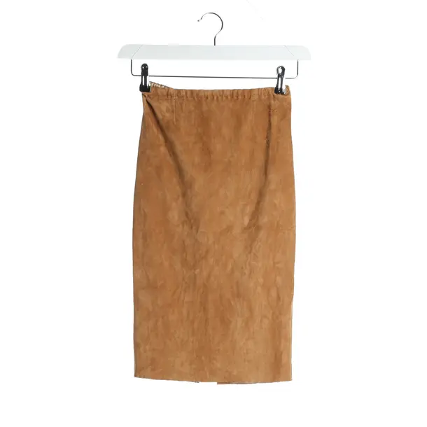 Skirt in Brown, Leather, Stouls