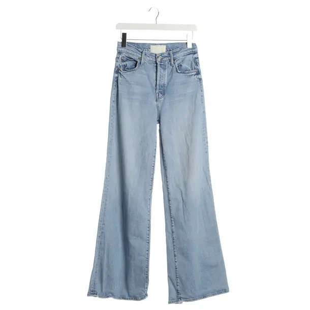 Jeans Straight Fit, in Hellblau, Baumwolle, Mother