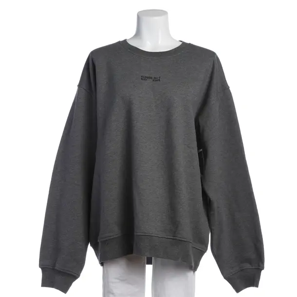 Sweatshirt, in Grau, Baumwolle, Closed